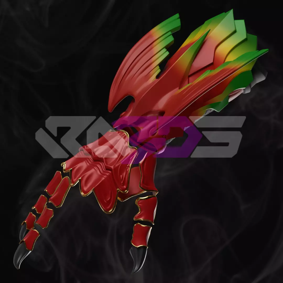 Ankh hand armor 3D print model_0