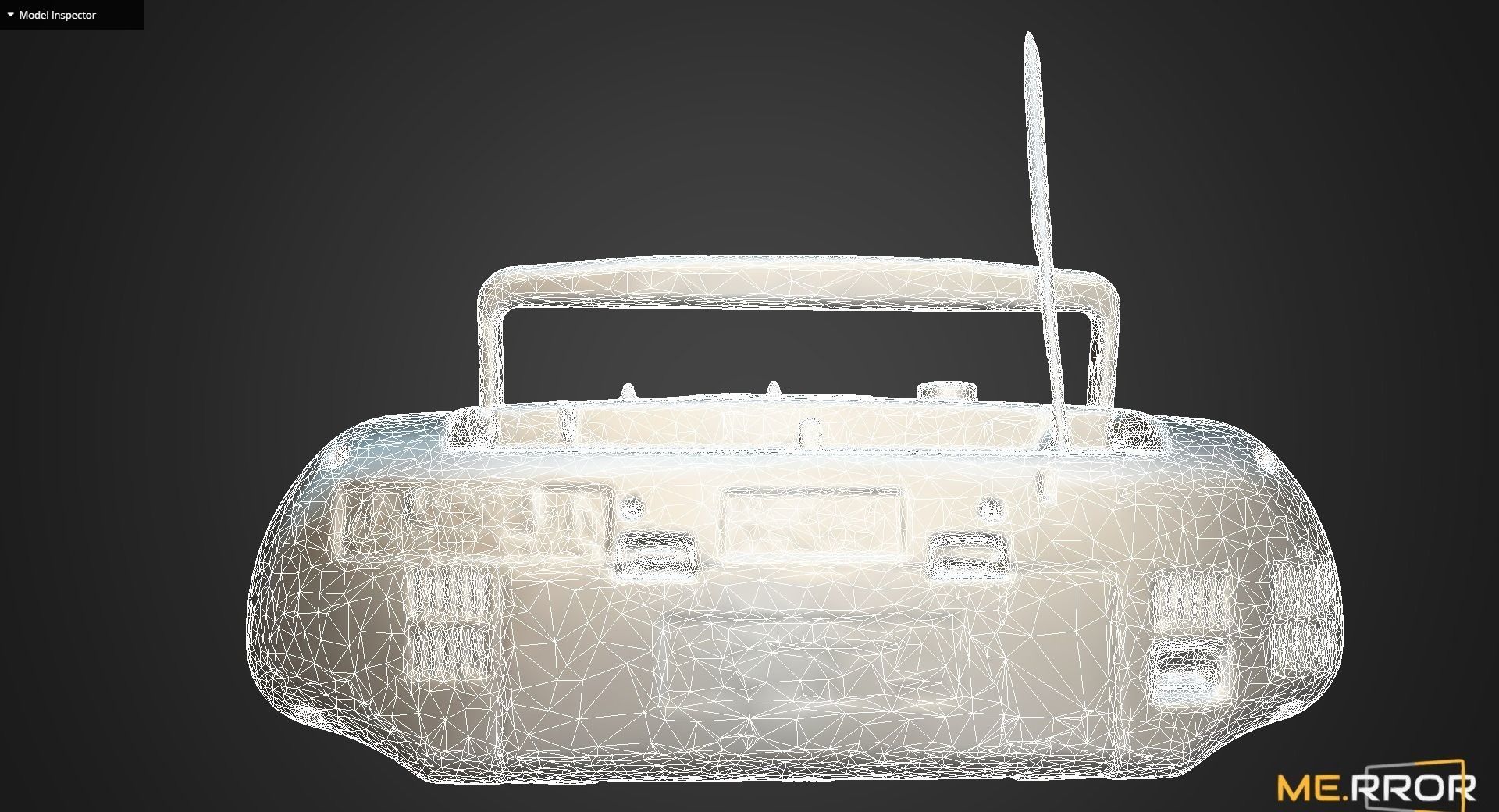 Vintage Cassette Radio 3 3D model_16