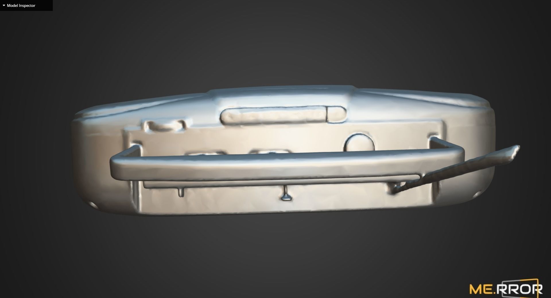 Vintage Cassette Radio 3 3D model_10