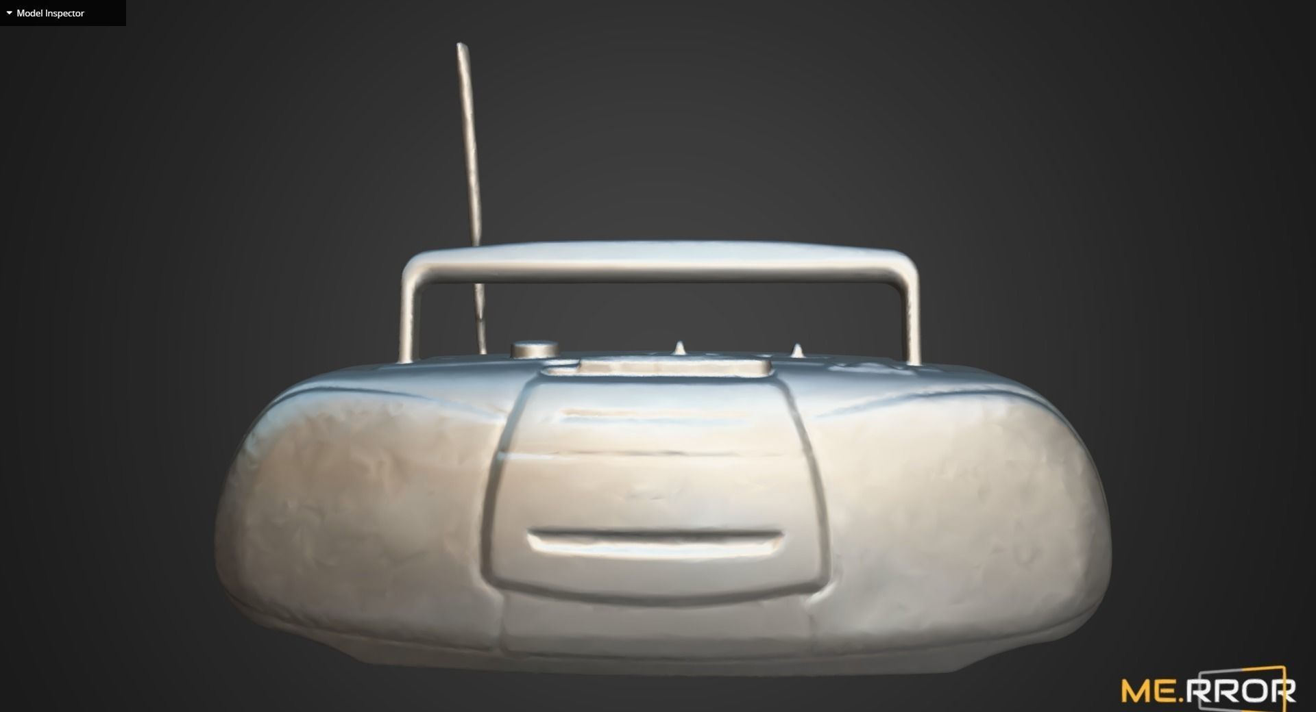 Vintage Cassette Radio 3 3D model_14