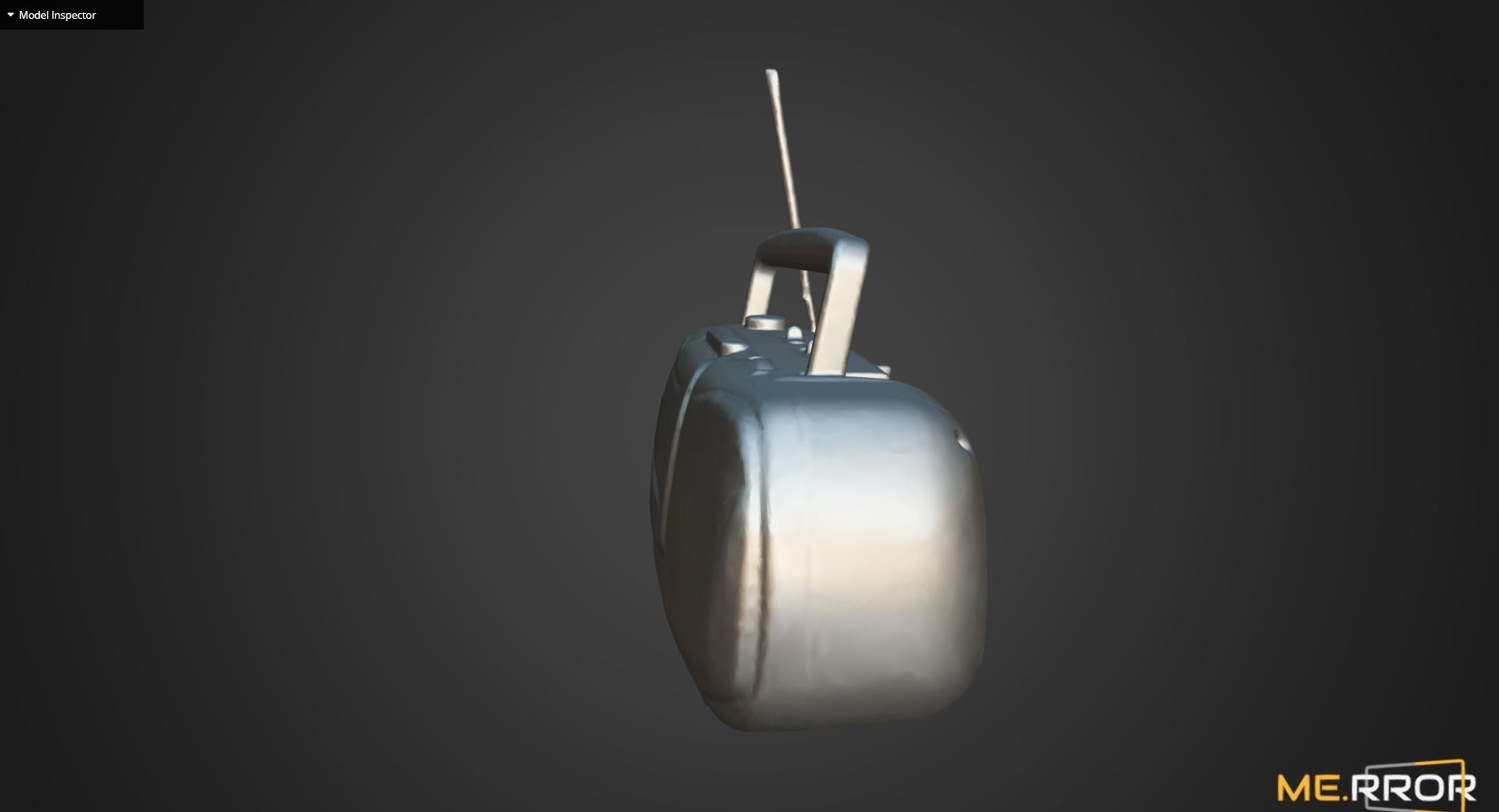 Vintage Cassette Radio 3 3D model_13