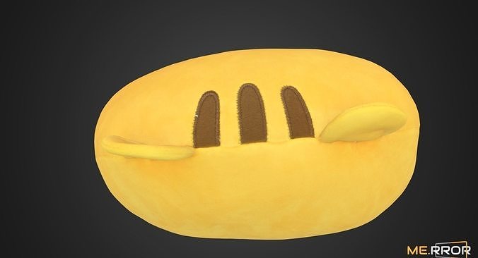 Squirrel Cushion 3D model 7