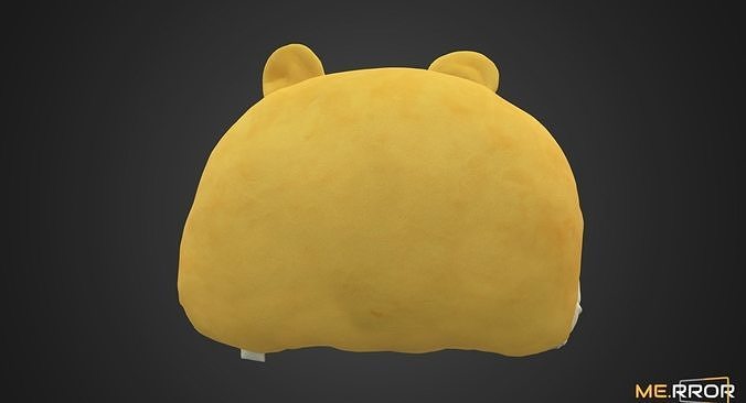 Squirrel Cushion 3D model 3
