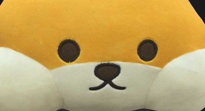 Squirrel Cushion 3D model 6