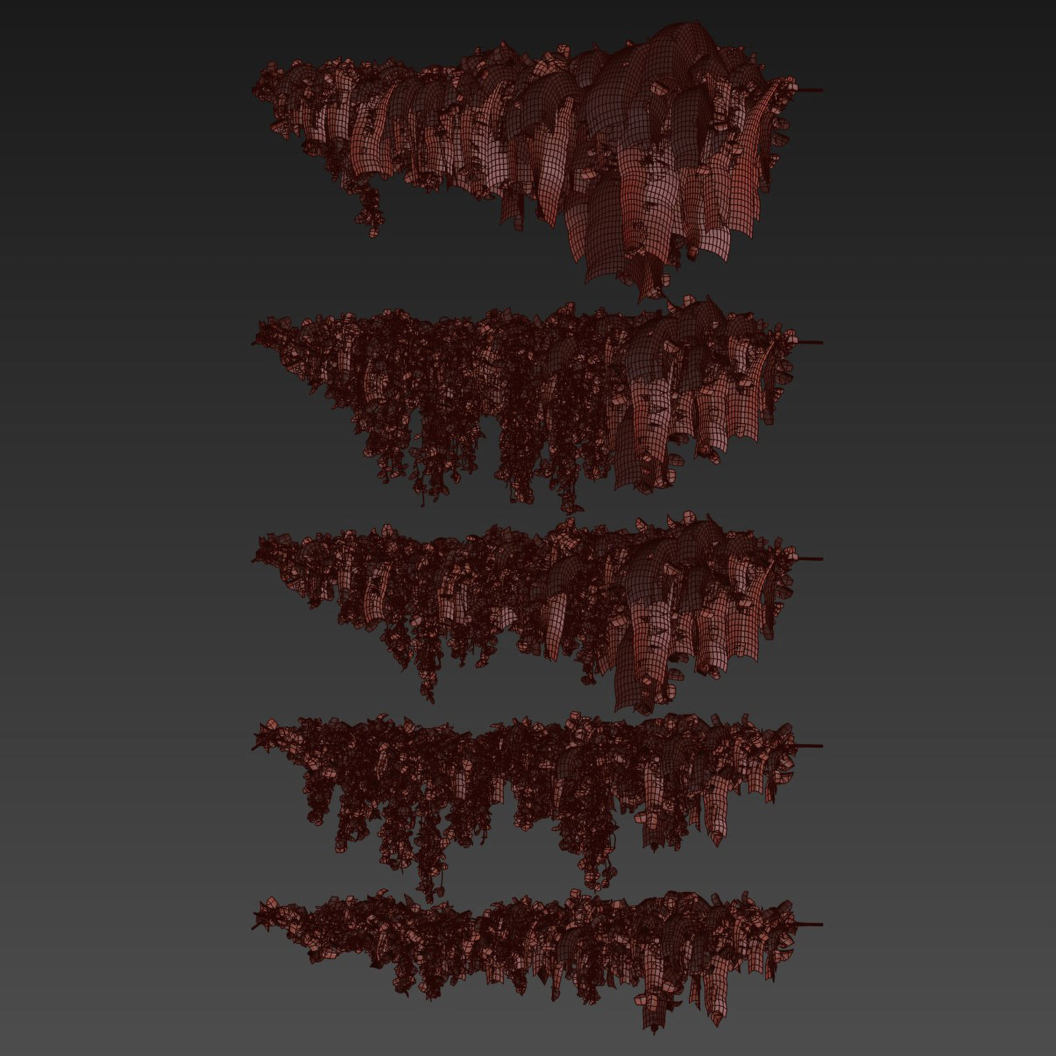 Collection plant vol 437 - Hedera - leaf - fitowall - ivy 3D model_5