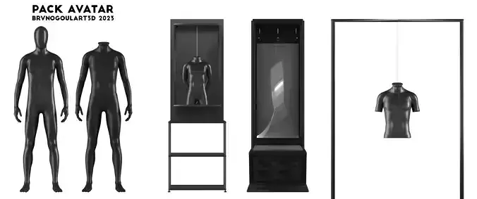 Pack mannequins 2023 - avt and fbx files
