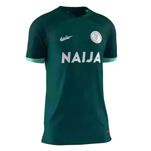 Nike Jersey Nigeria 2023 - CLO 3D