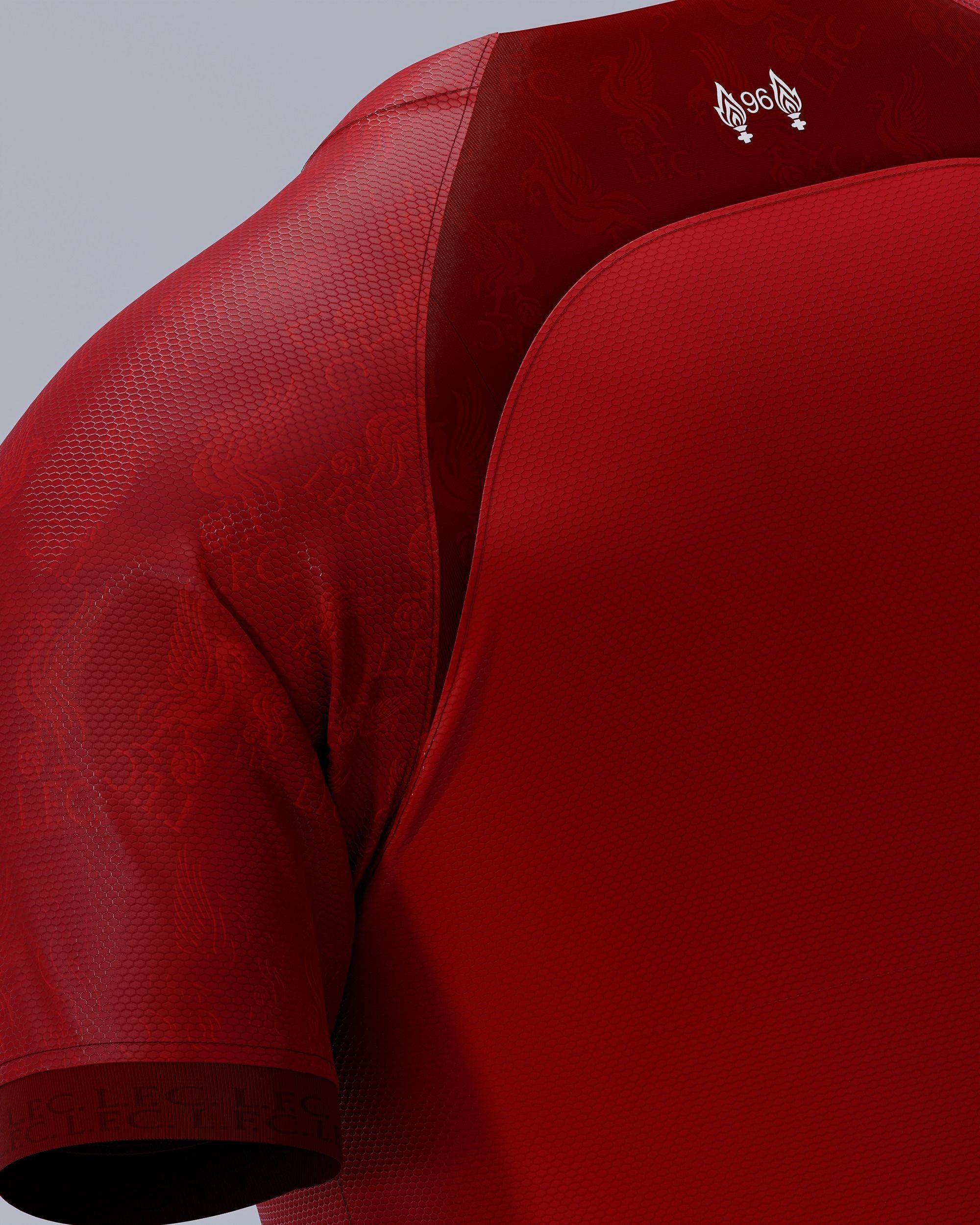 Nike Jersey Liverpool 2023 - CLO 3D 3D model_2