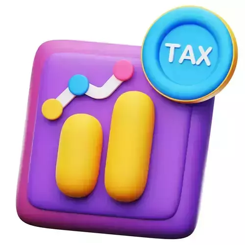 Tax Analytic 3D Icon Low-poly 3D model