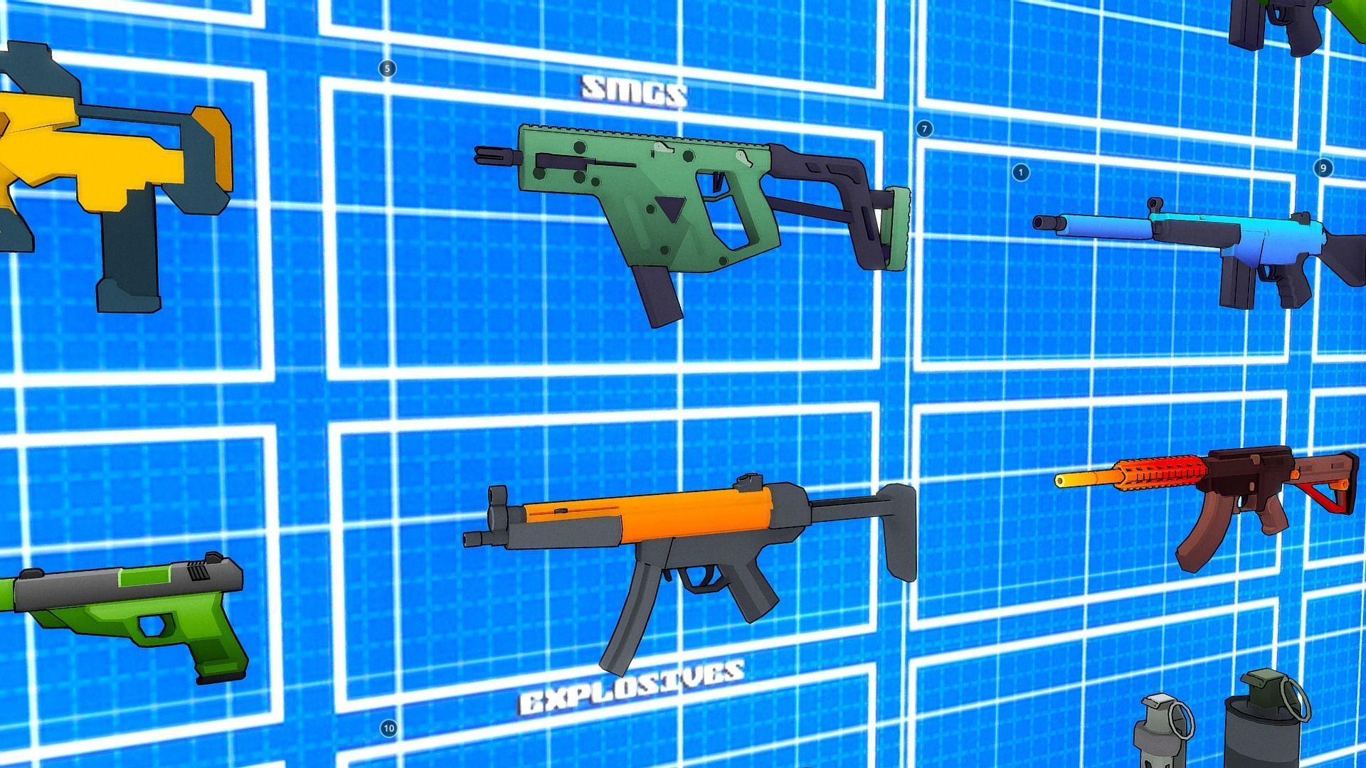 Stylize Low Poly Weapon Pack Low-poly 3D model_4