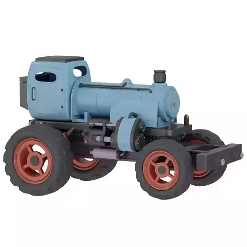 Tracktor toy 3D model