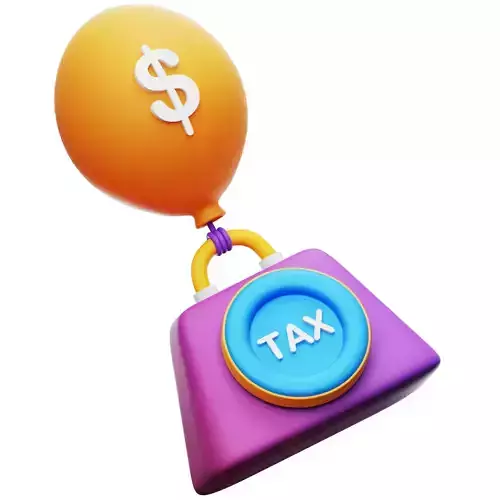 Tax Burden 3D Icon