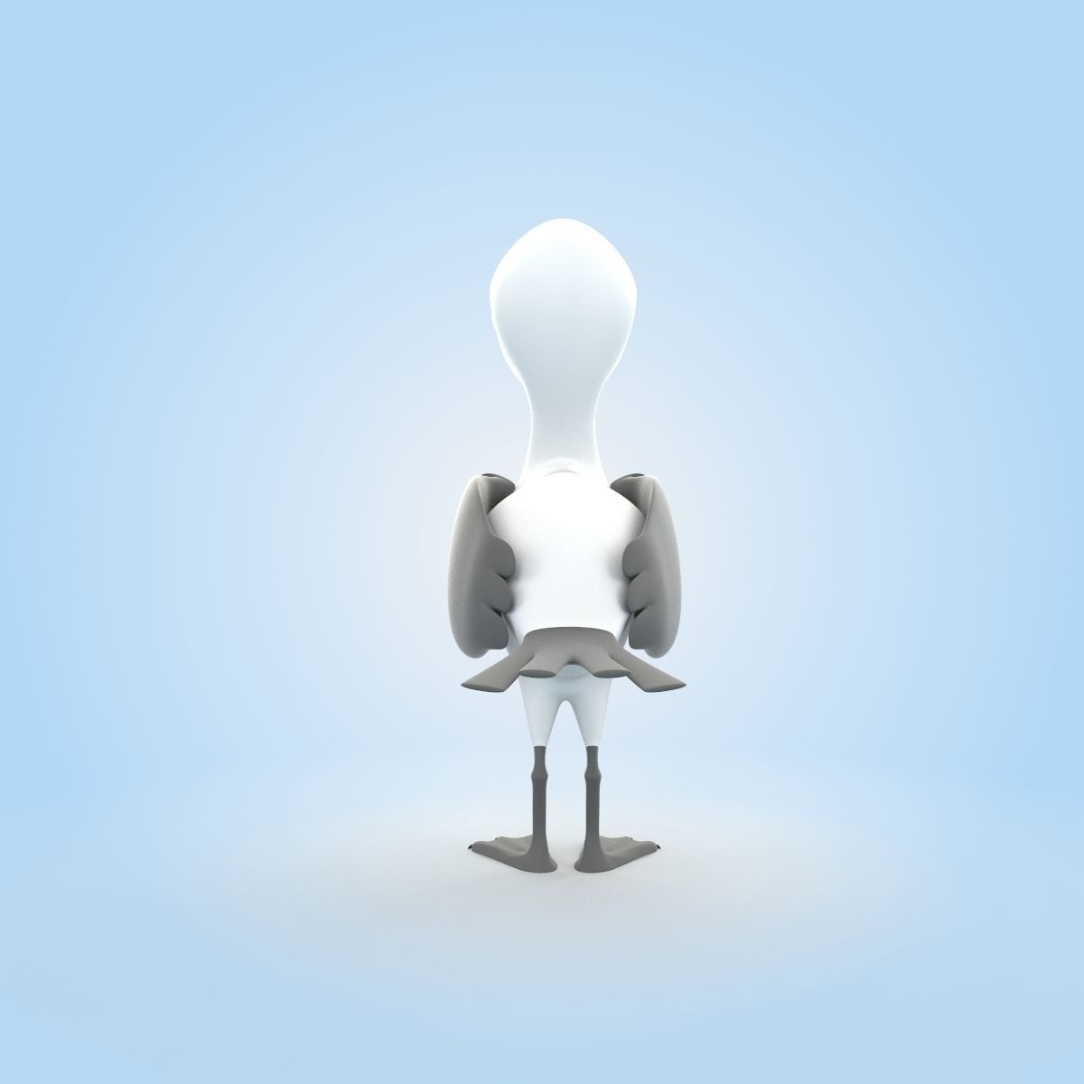 Albatross 3D model_3