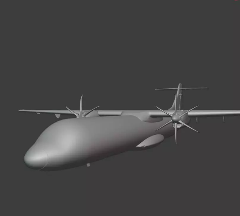ATR 72-600 3D print model