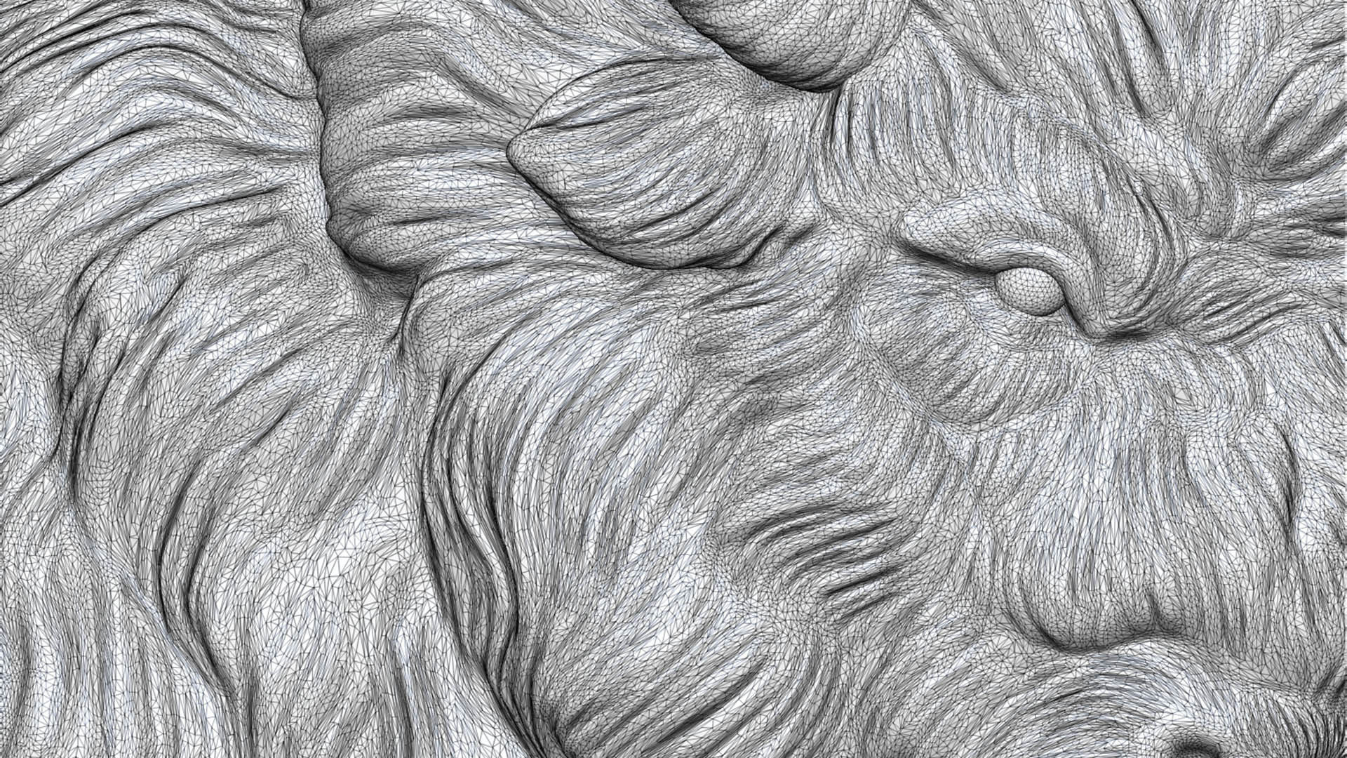 Bison on the cliff  3D print model_22