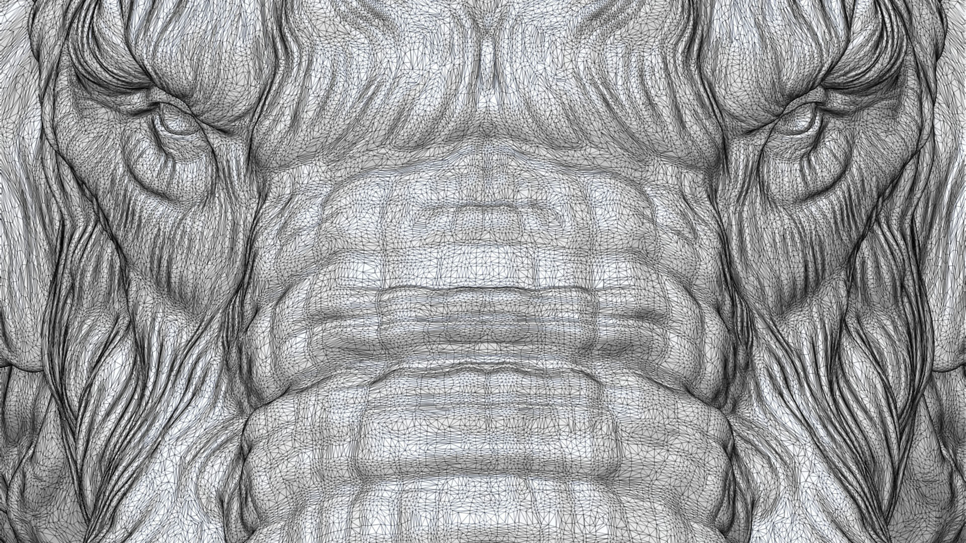 Mammoth head 3D print model_18