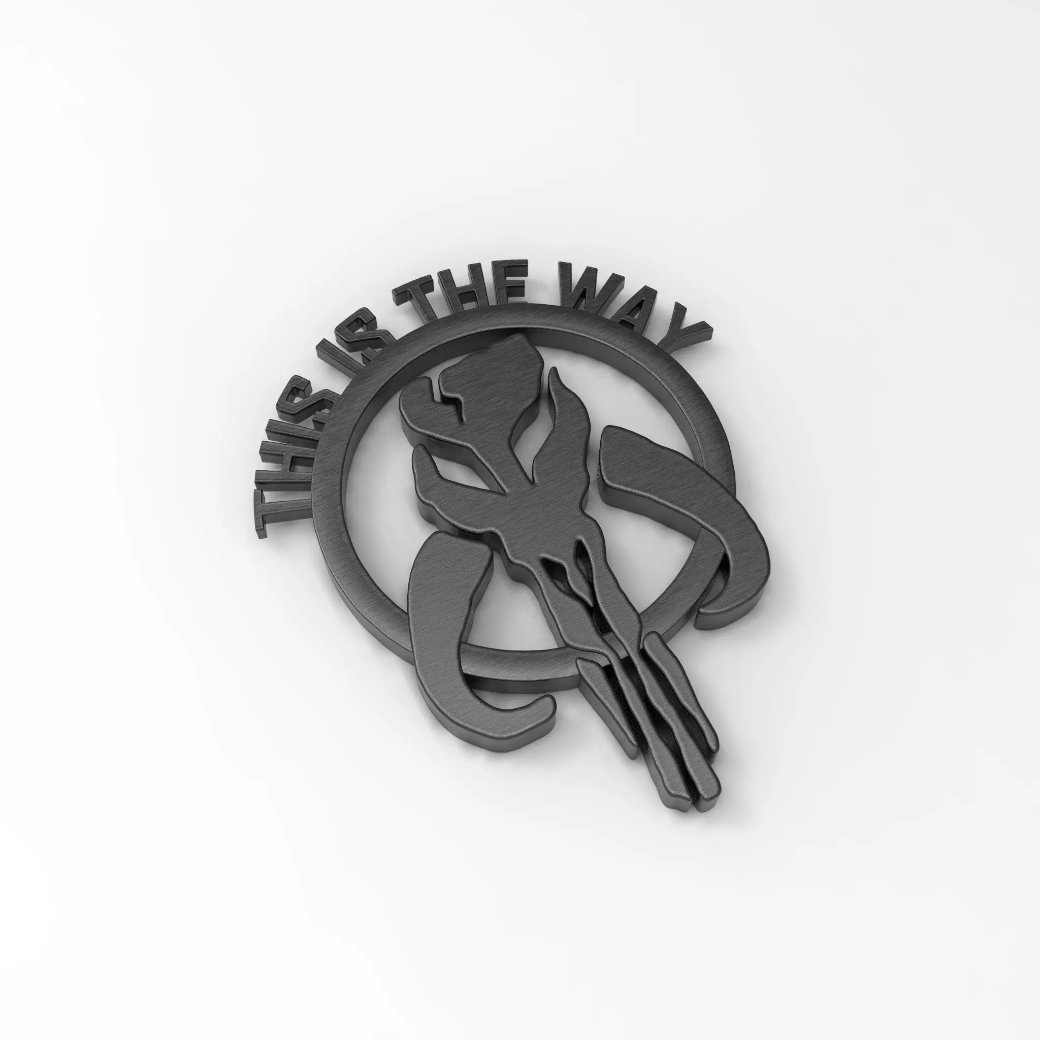 The mandalorian Free Pendant Free 3D print model