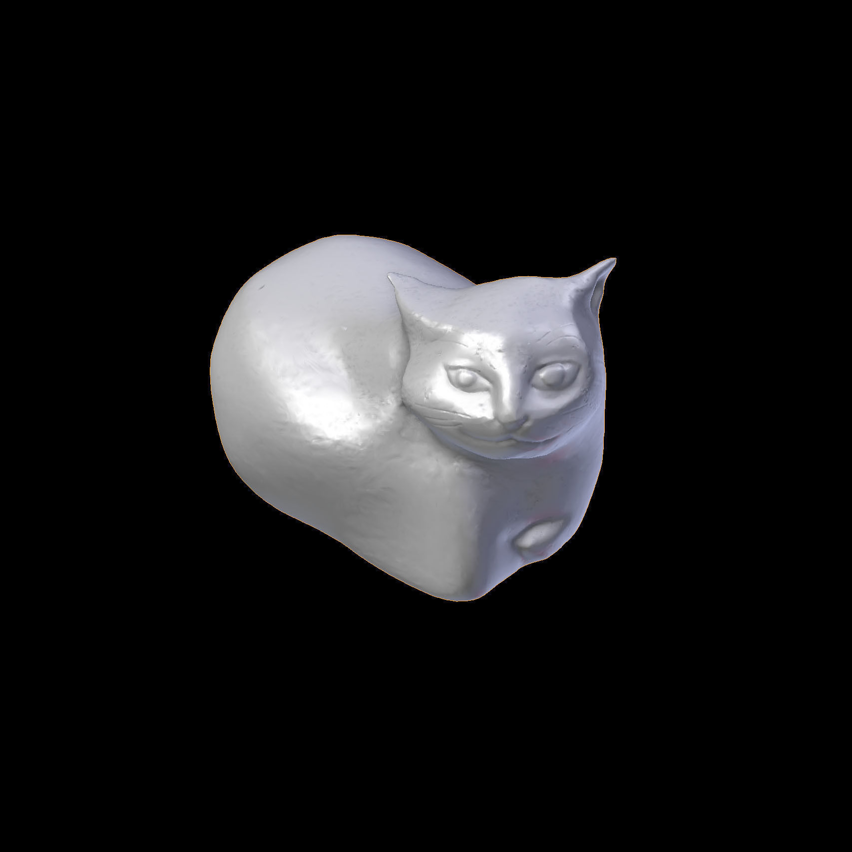 Maxwell The Cat Low-poly 3D model_1