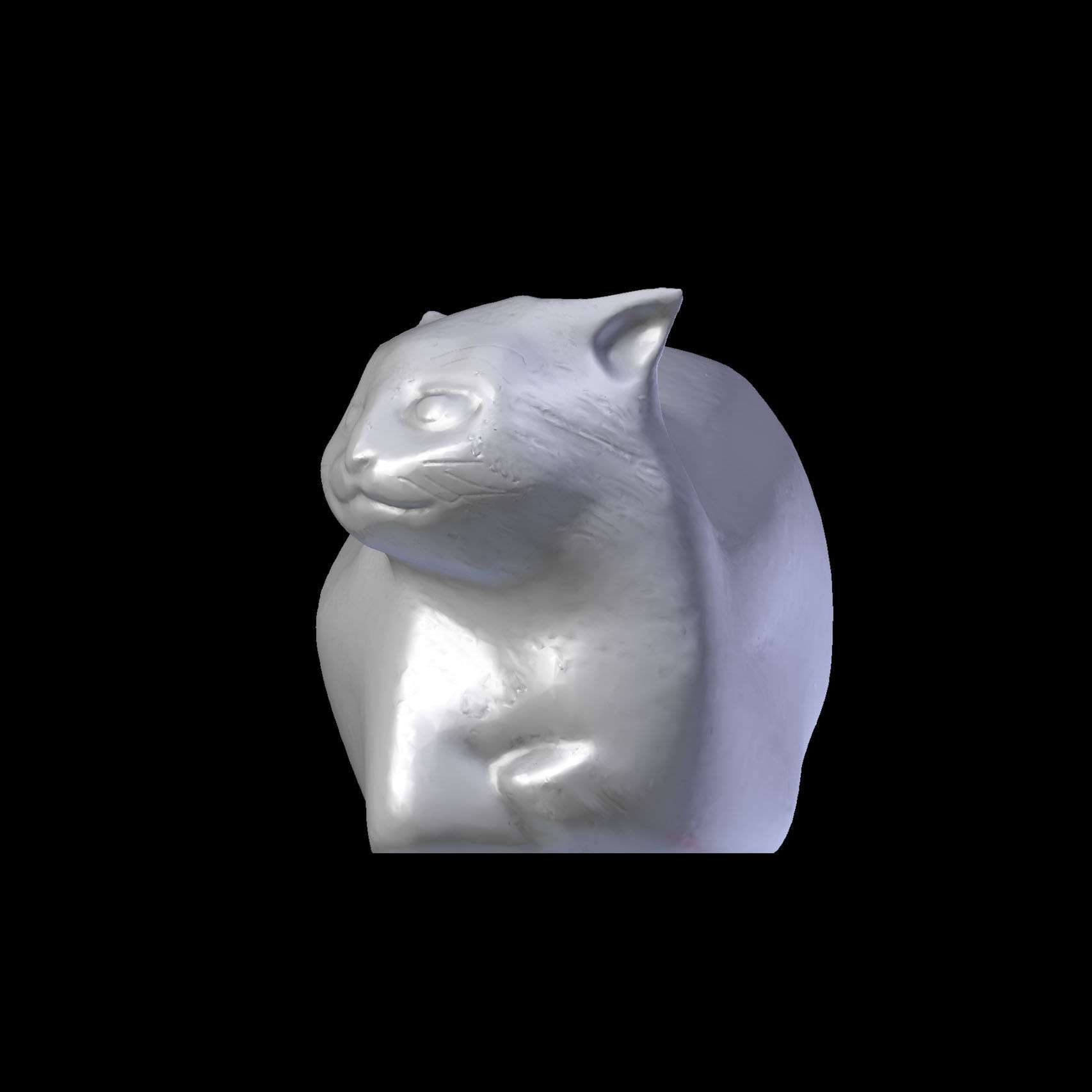 Maxwell The Cat Low-poly 3D model_2