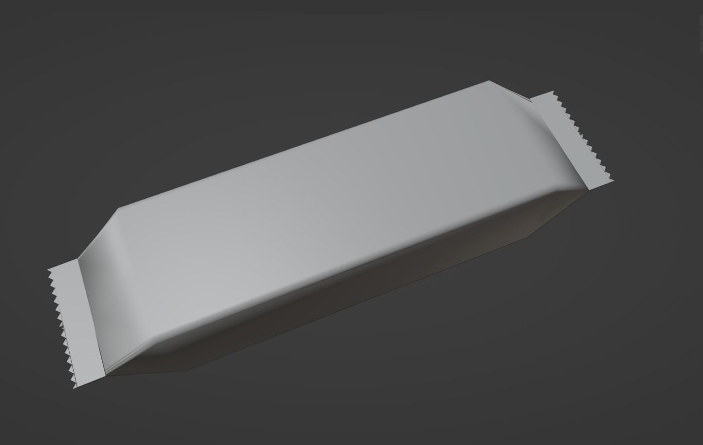 3D Biscuit Packet Free 3D model_1