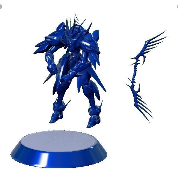 RISING FORCE ONLINE FIGURE - ACCTERIA 3D model 3D printable | CGTrader