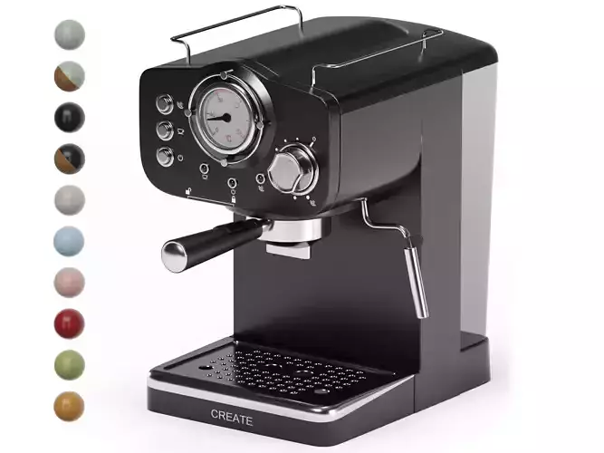 CREATE coffee machine 3D model