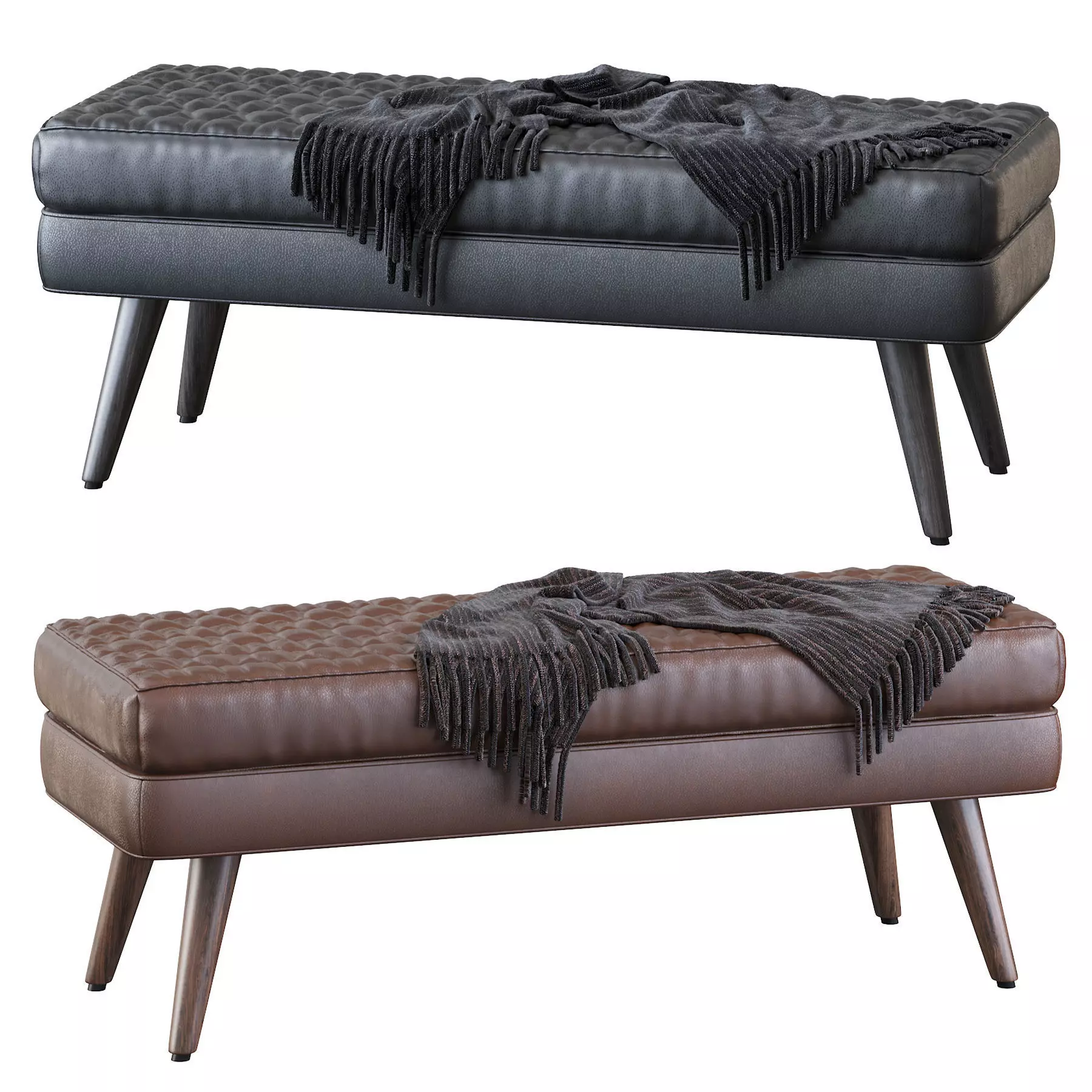 Bench seat Corolle 3D model_0