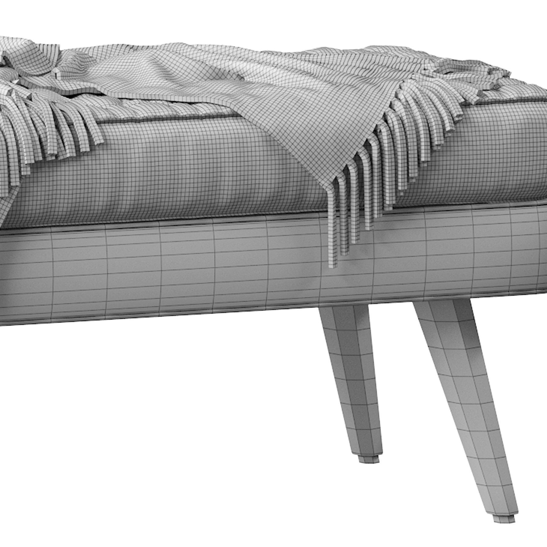 Bench seat Corolle 3D model_25