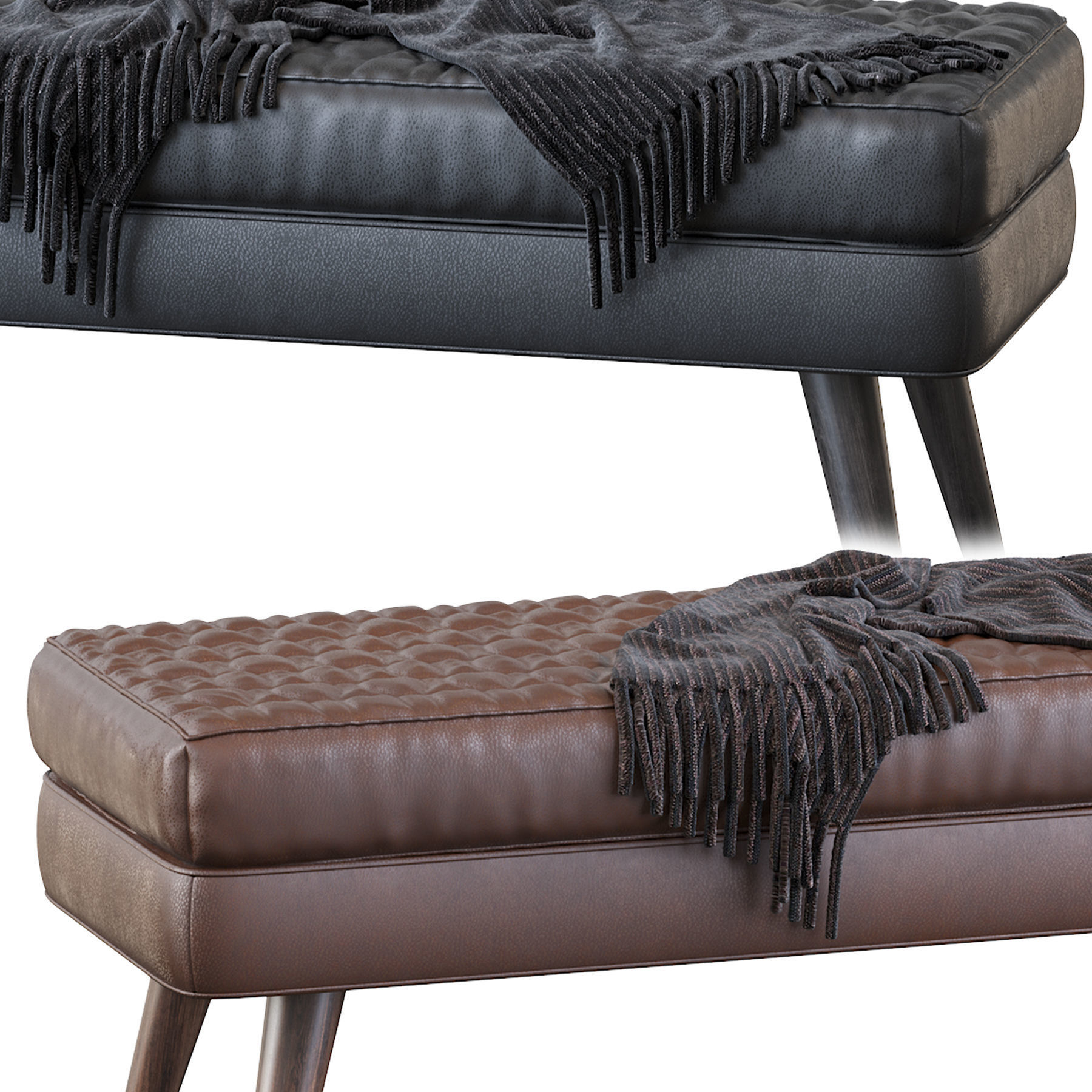 Bench seat Corolle 3D model_2