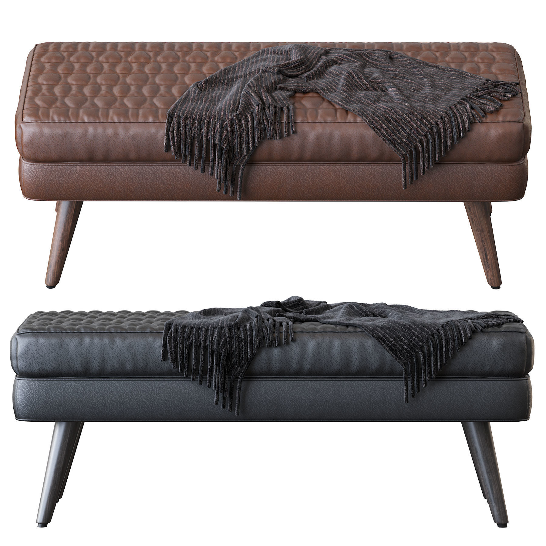 Bench seat Corolle 3D model_1