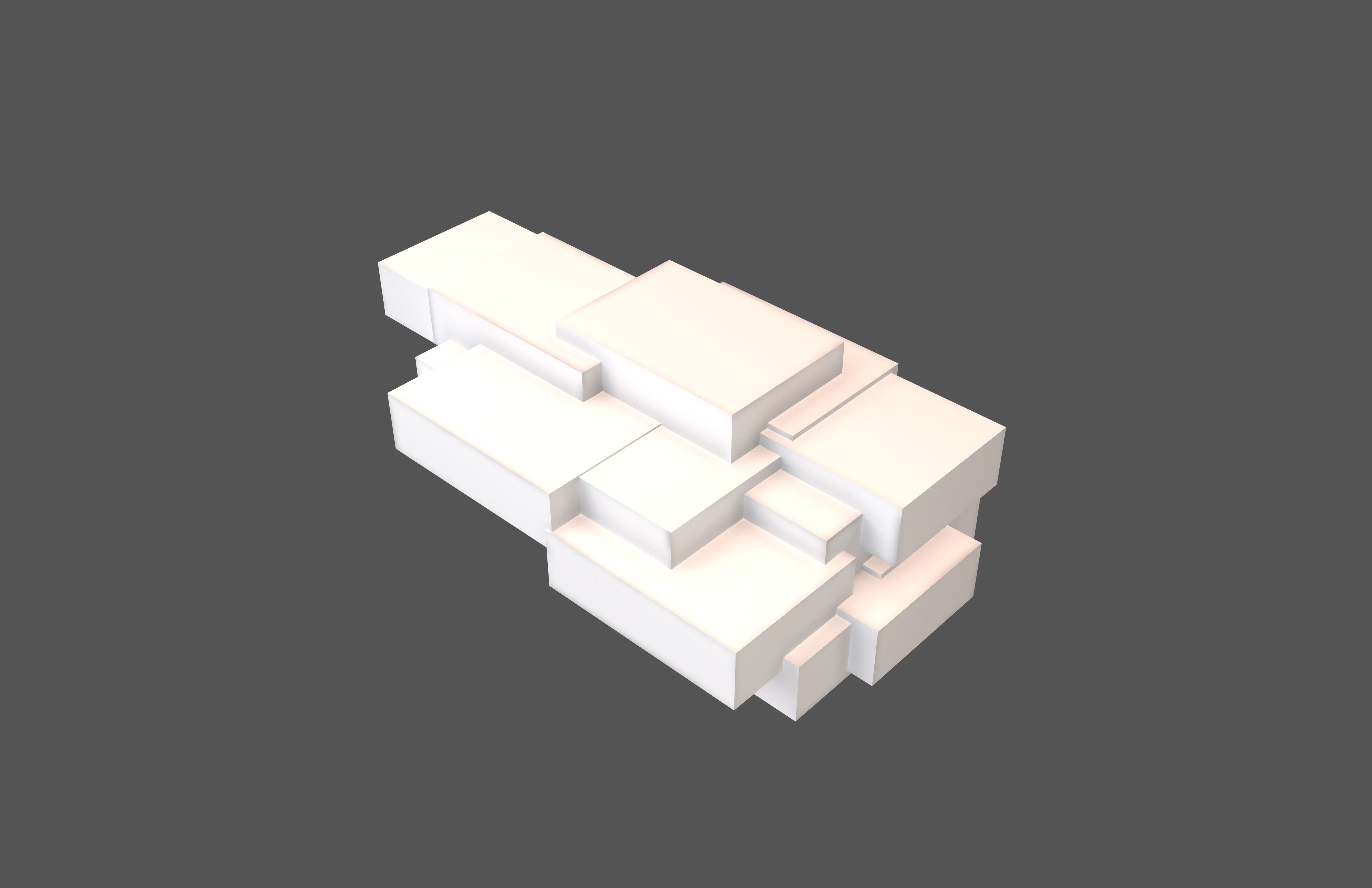 Simple Cloud v1 001 Low-poly 3D model_3