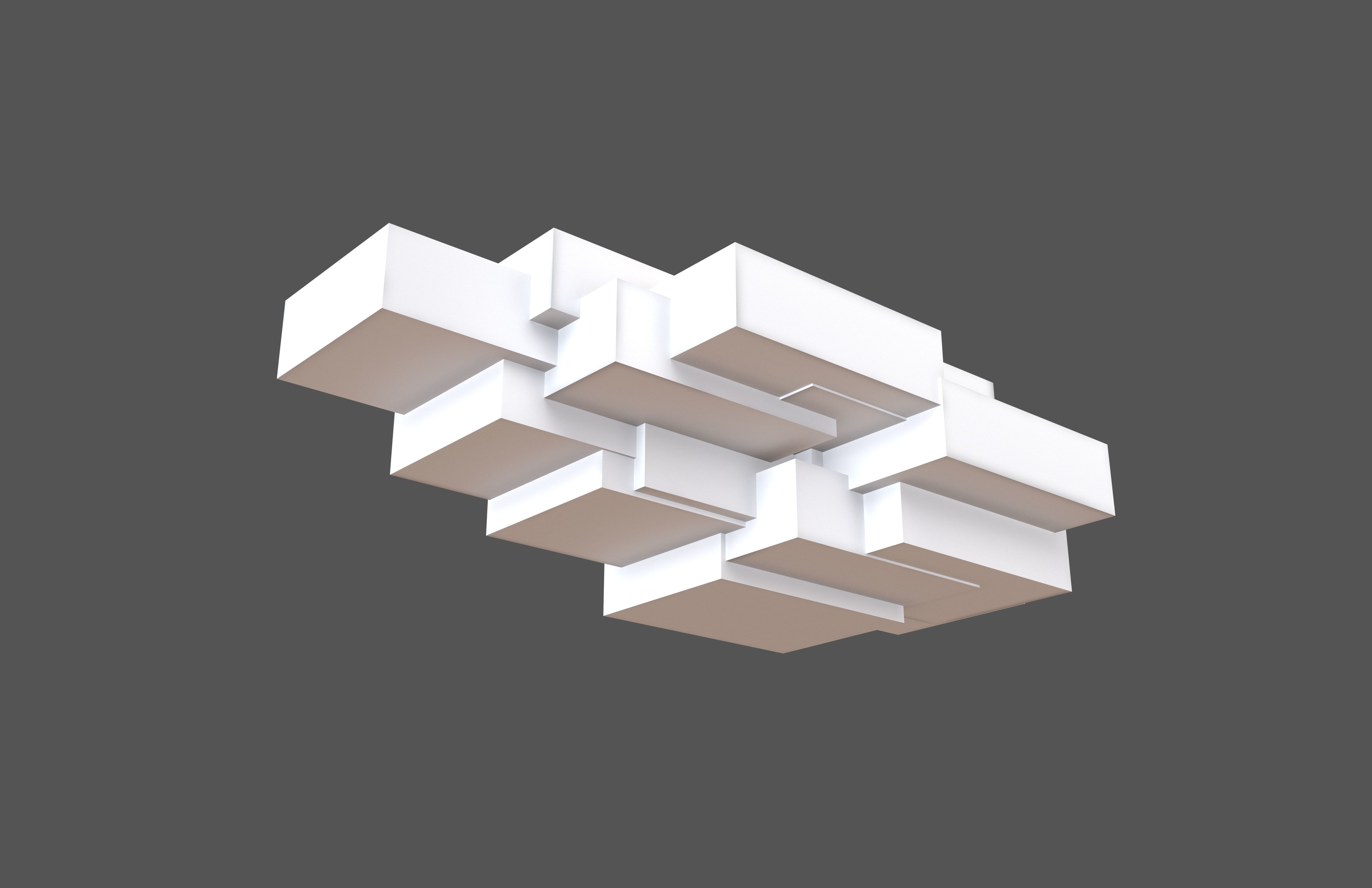 Simple Cloud v1 001 Low-poly 3D model_2