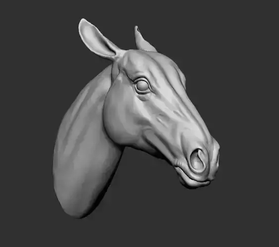 Horse head Model  3D print model