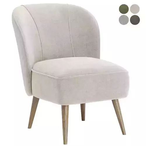 Enza Upholstered Slipper Chair