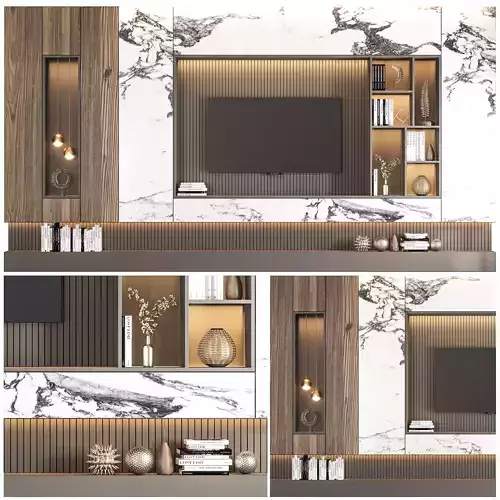 Tv Wall Set 01