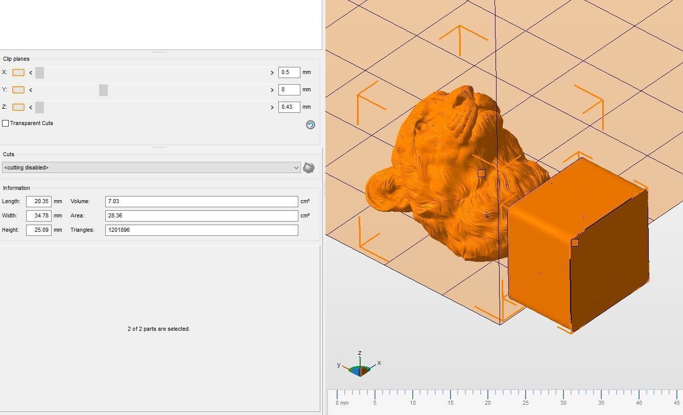 Cheetah head bust 3D print model_27