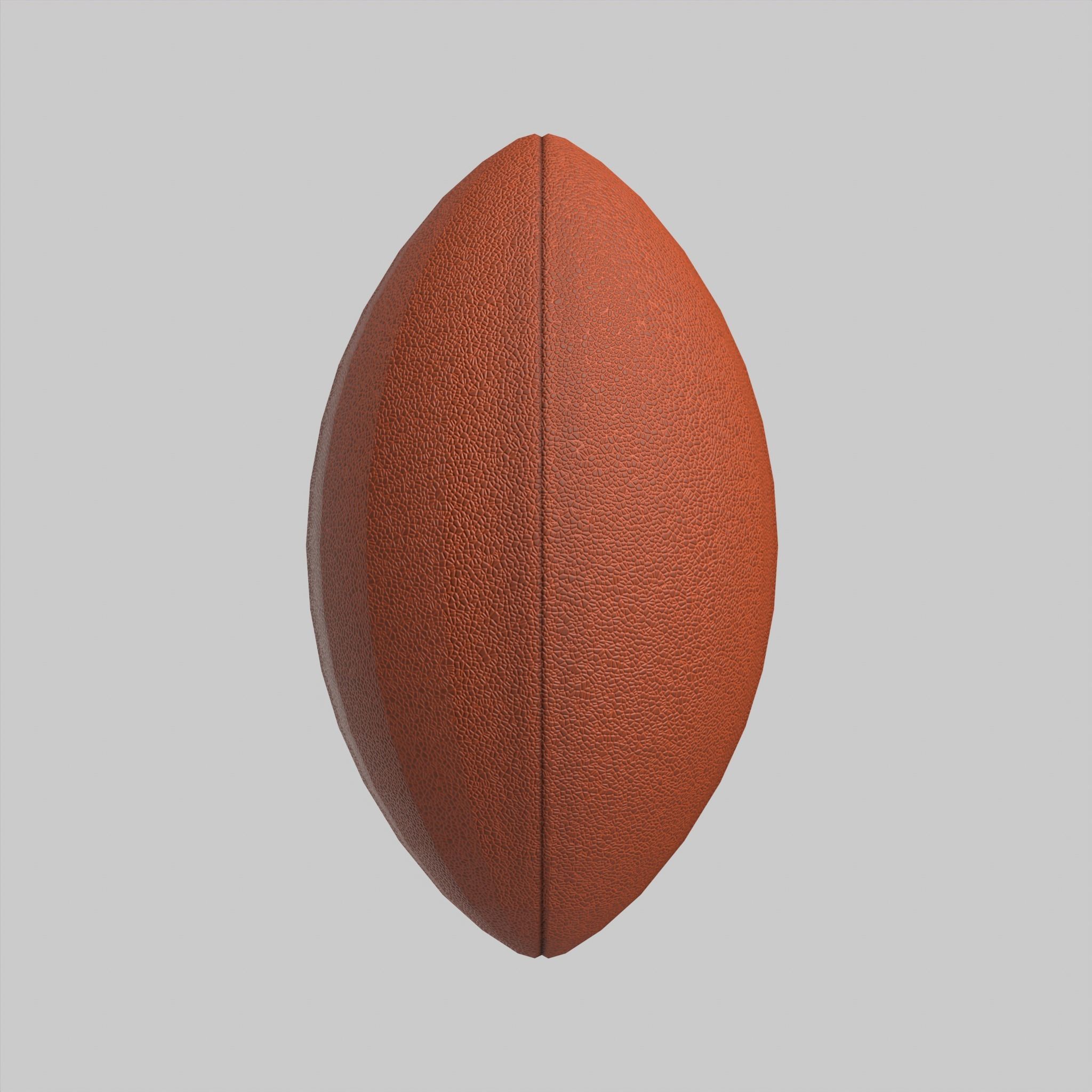 Rugby Ball American Football Classic Standard Low-poly 3D model_11