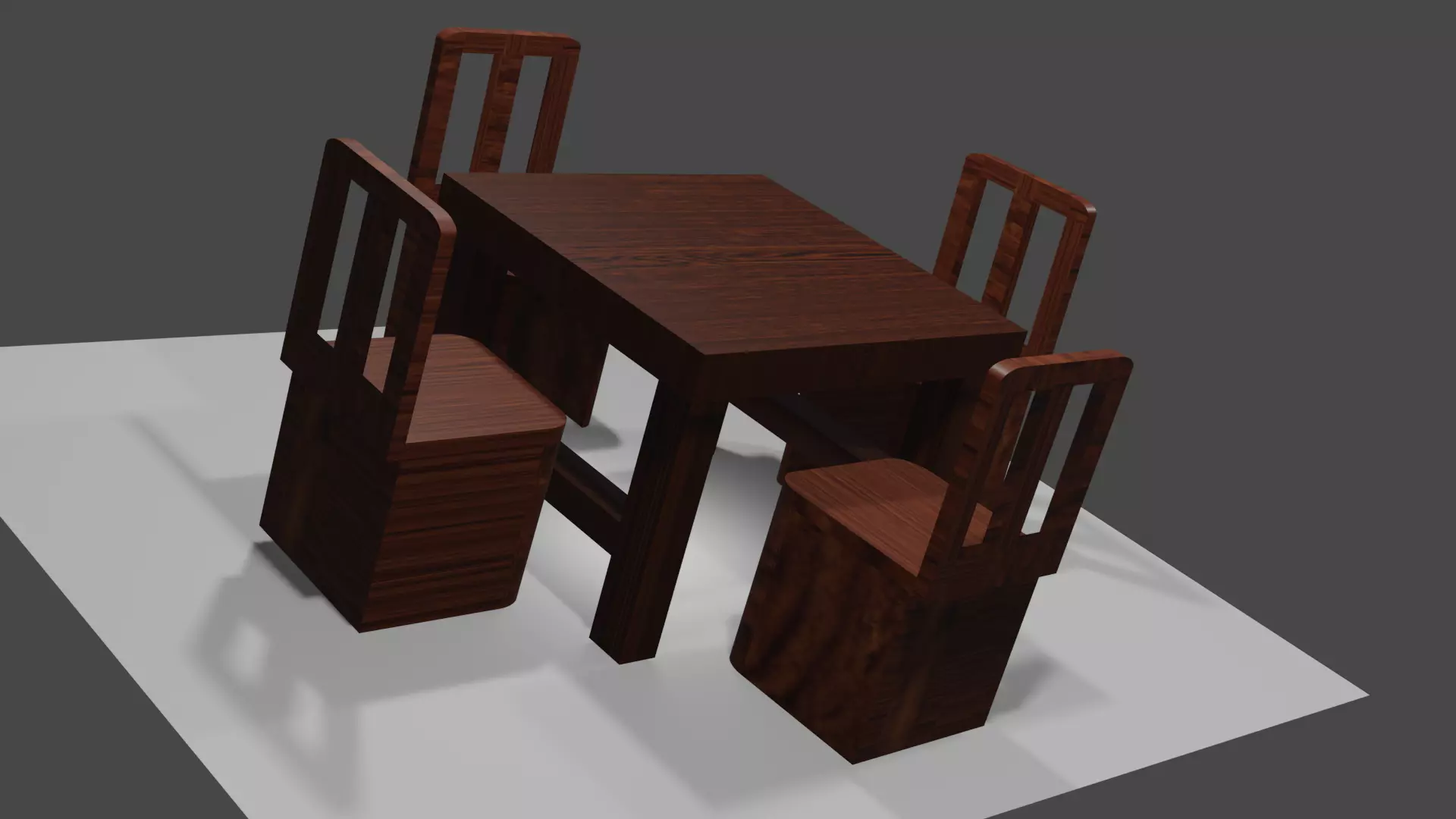 training table 3d model Free 3D model_0