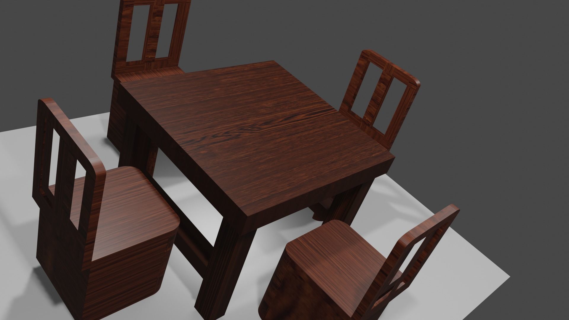 training table 3d model Free 3D model_1