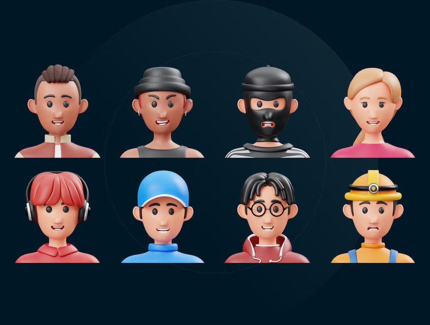 Realistic 3D Avatar for Video Games  Animation  3D model_1