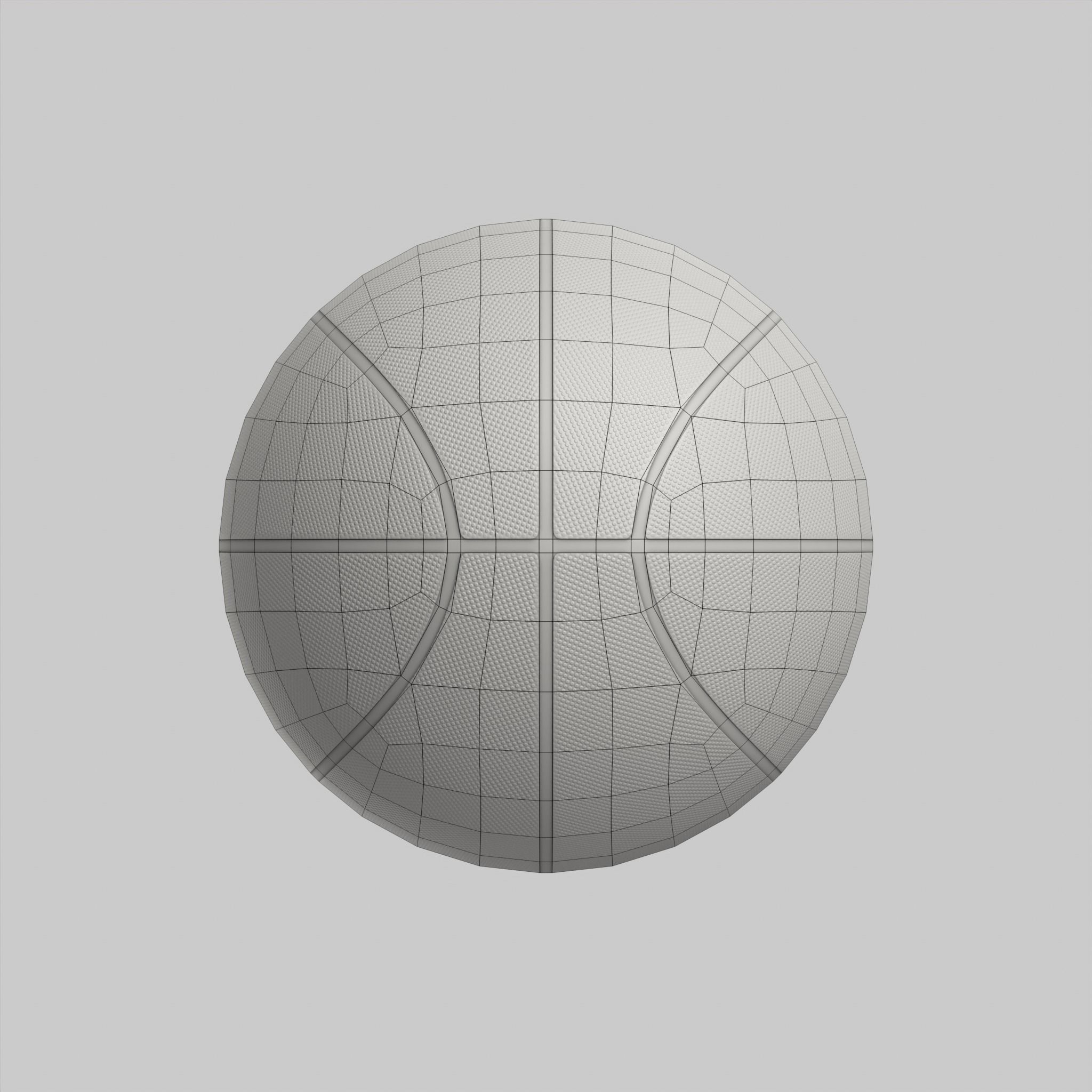 Basketball Ball NBA Classic Standard Low-poly 3D model_12