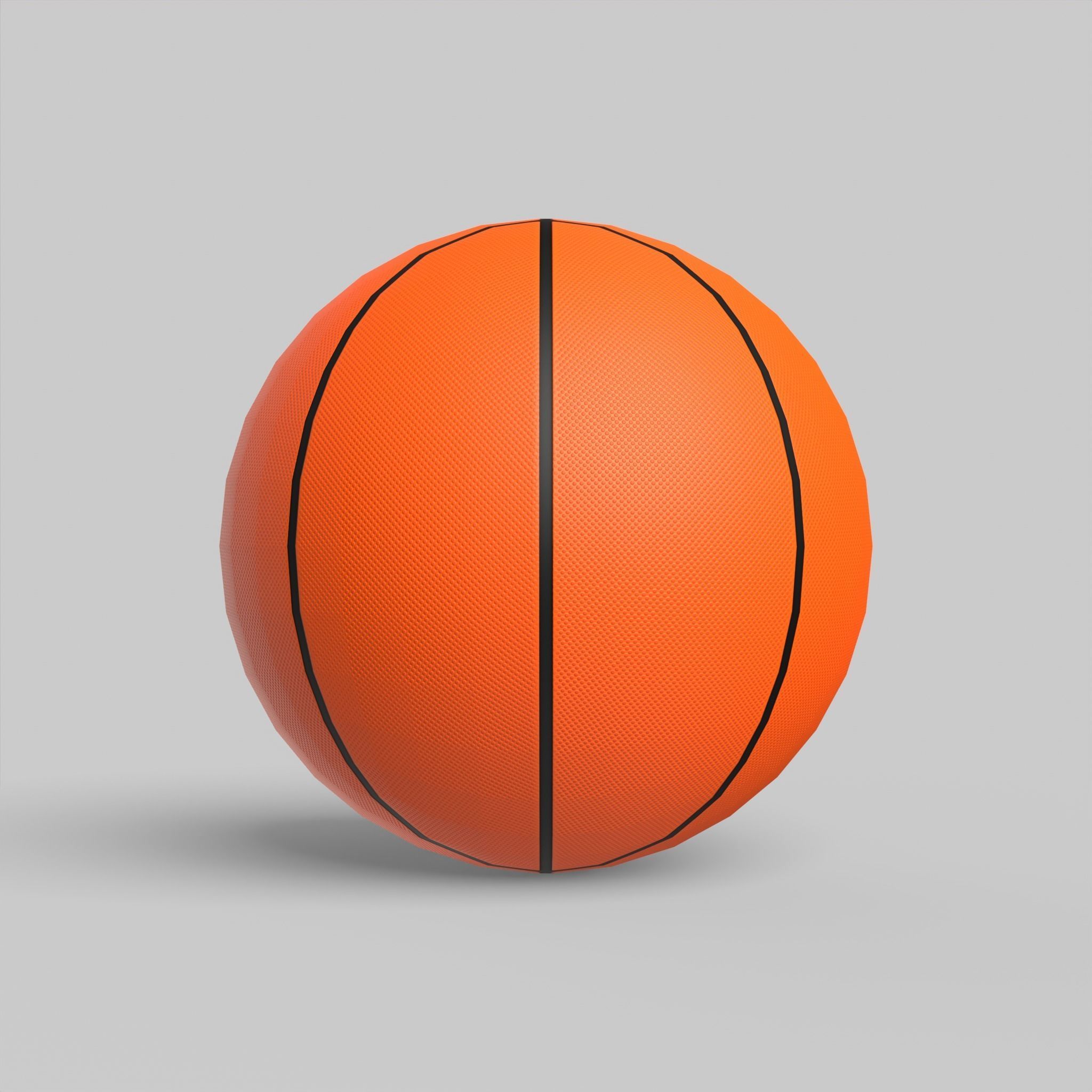 Basketball Ball NBA Classic Standard Low-poly 3D model_5