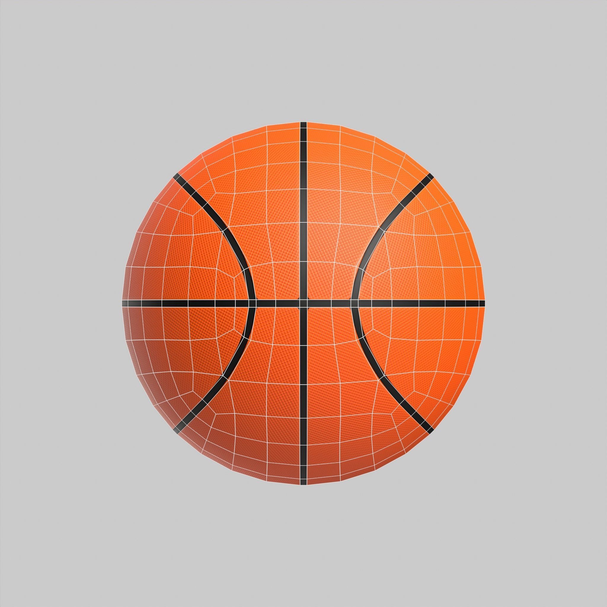 Basketball Ball NBA Classic Standard Low-poly 3D model_10