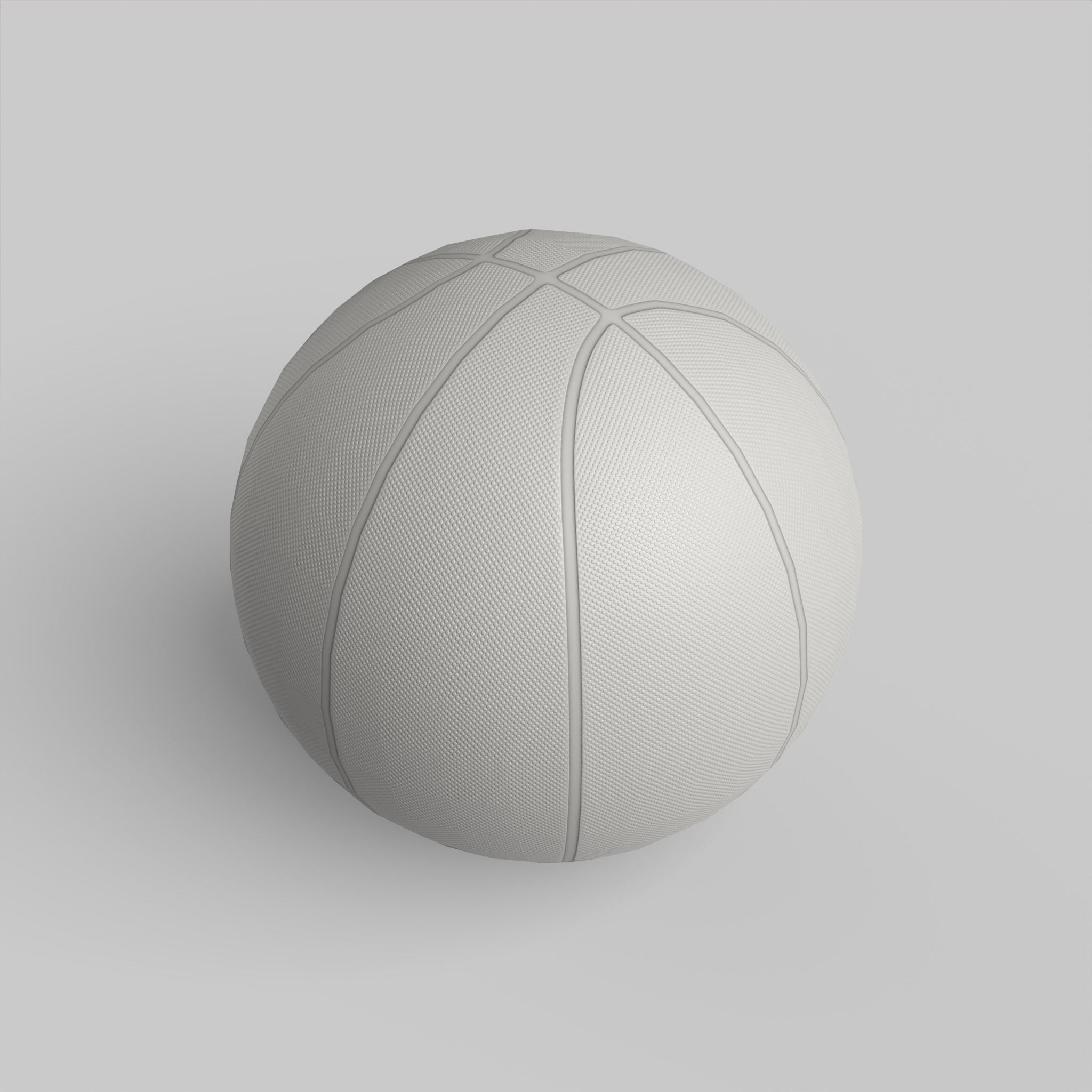 Basketball Ball NBA Classic Standard Low-poly 3D model_3