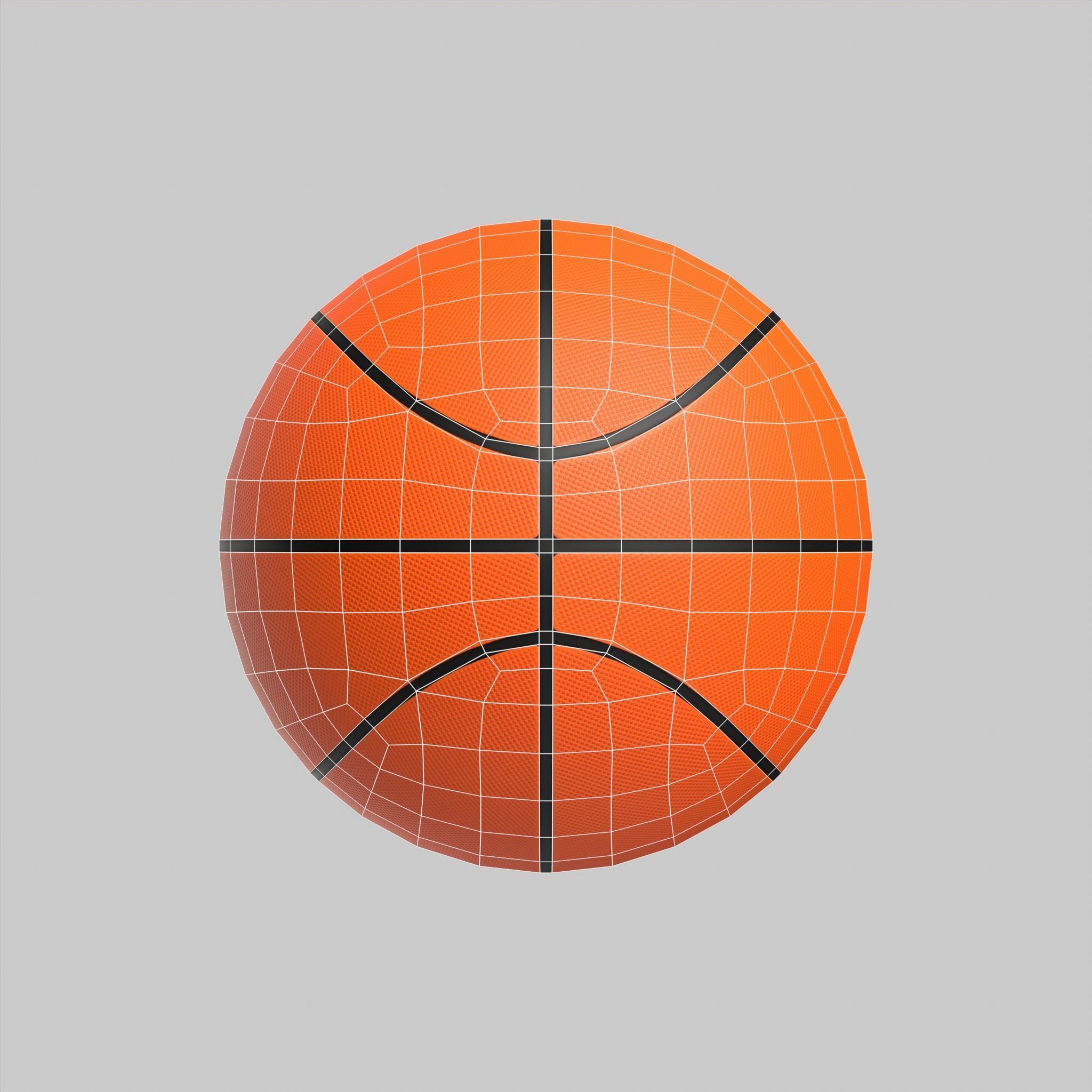 Basketball Ball NBA Classic Standard Low-poly 3D model_8