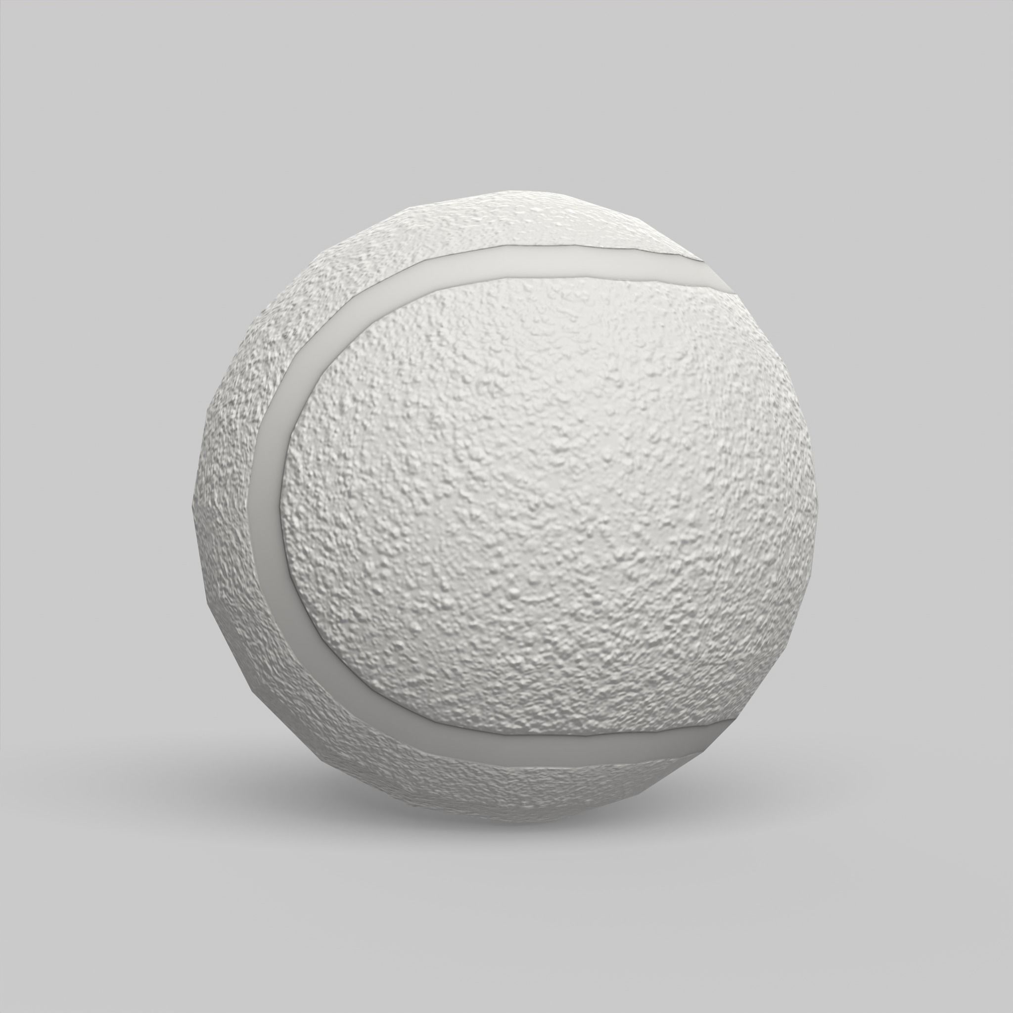 Tennis Ball Classic Standard Low-poly 3D model_11