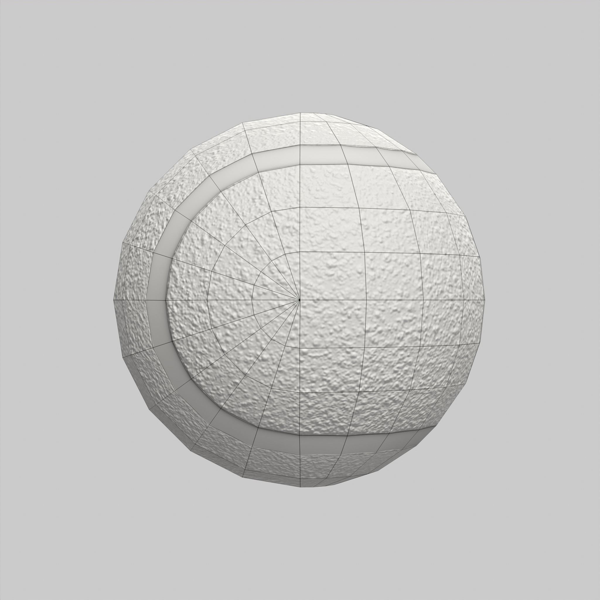 Tennis Ball Classic Standard Low-poly 3D model_12