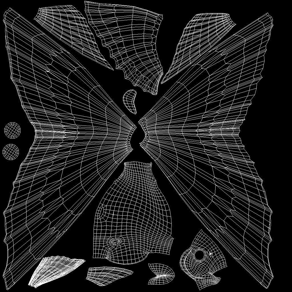 Yin Yang Black White Low-poly 3D model_19