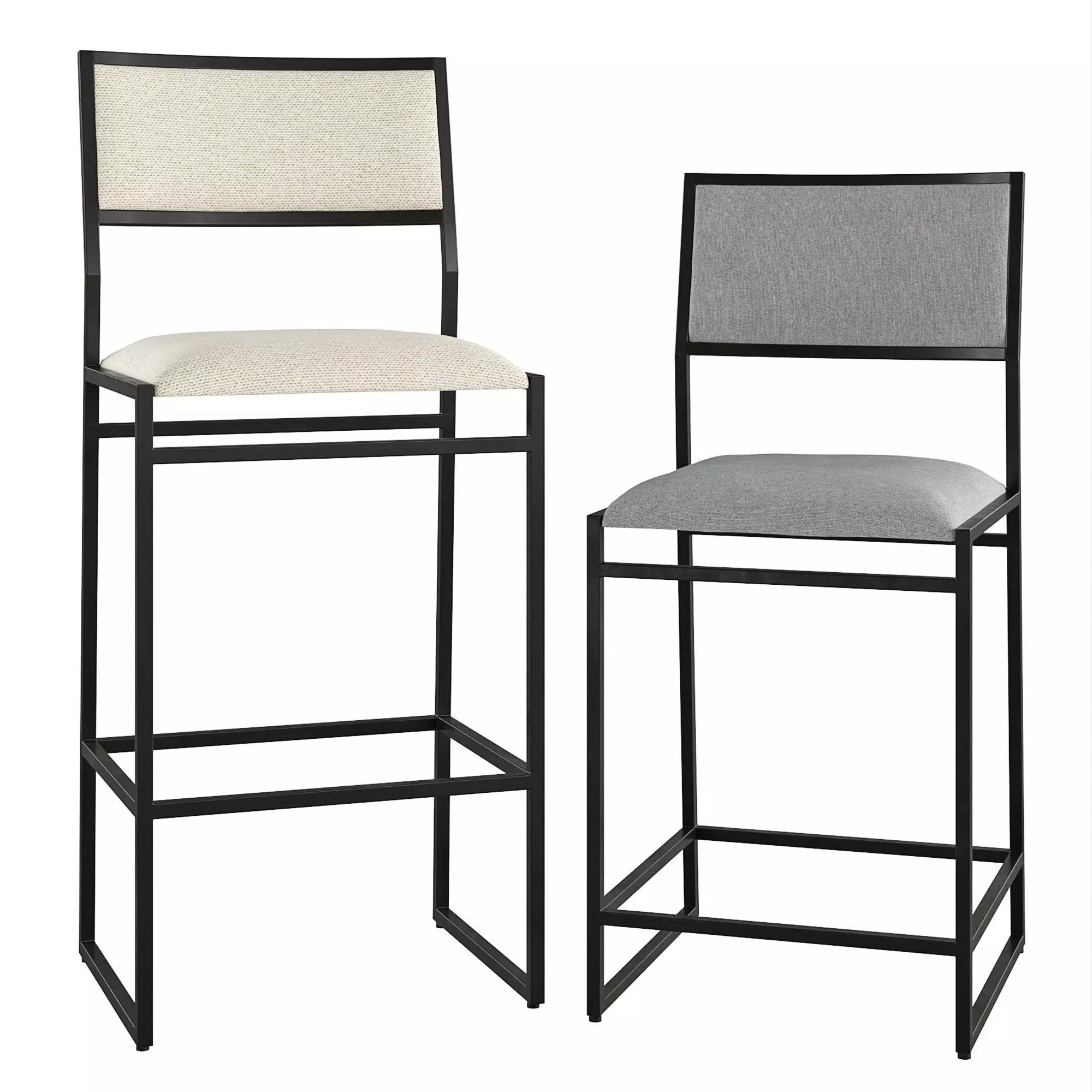 Hardy Upholstered Bar Stool 3D model_0