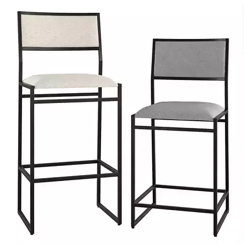 Hardy Upholstered Bar Stool 3D model Hardy Upholstered Bar Stool 3D model